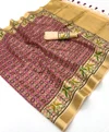 Patola By Girnar Viscose Cotton Weaving Patola Sarees